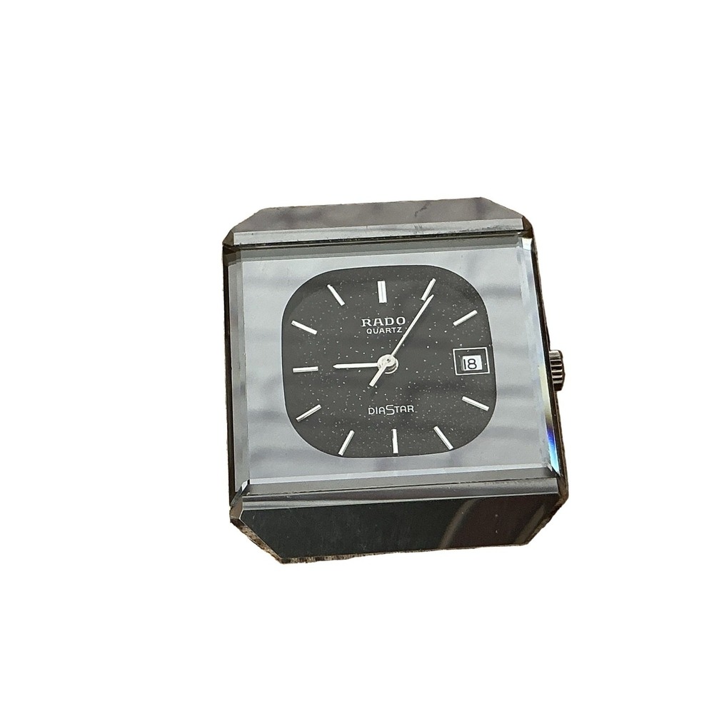 Rado DiaStar 711.0067.3.N Wristwatch Silver Black 30mm Quartz 1970s